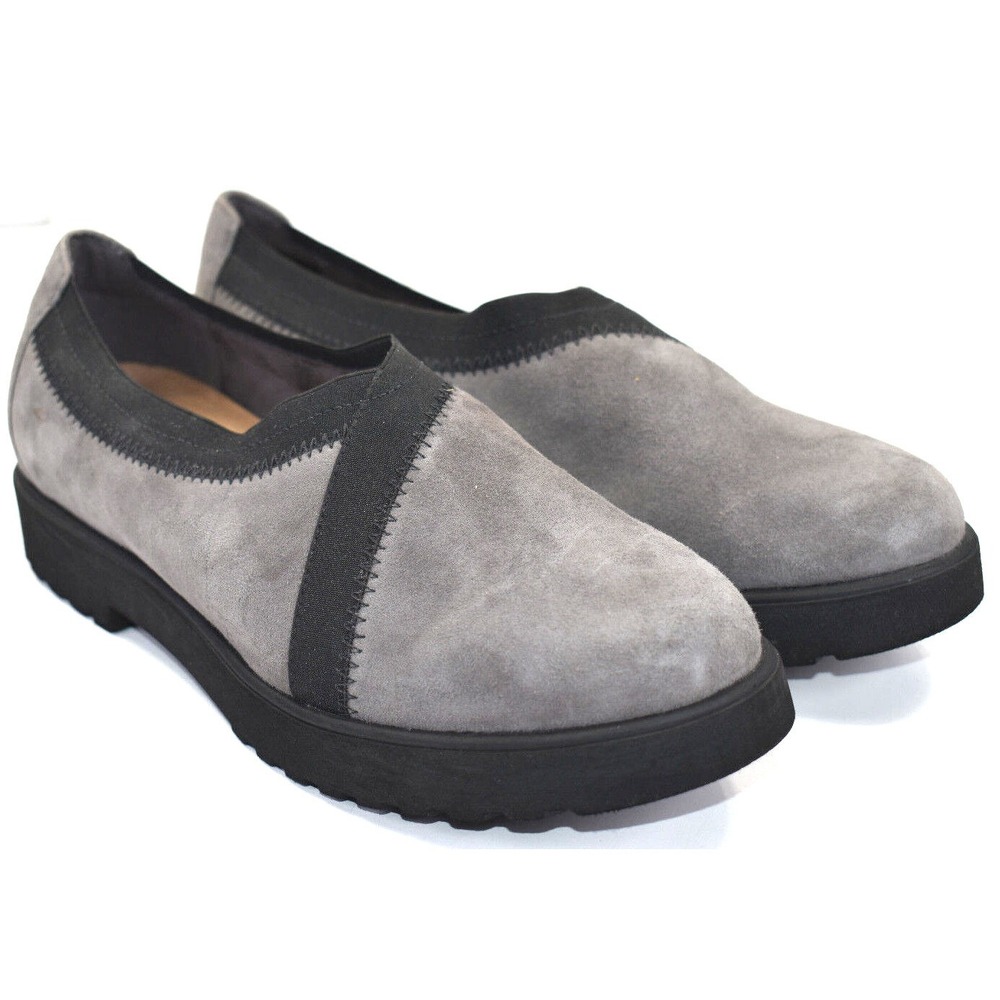 CLARKS Artisan Womens Bellevue Cedar Gray Suede Comfort Loafer Flats Sz‎ 6.5 M